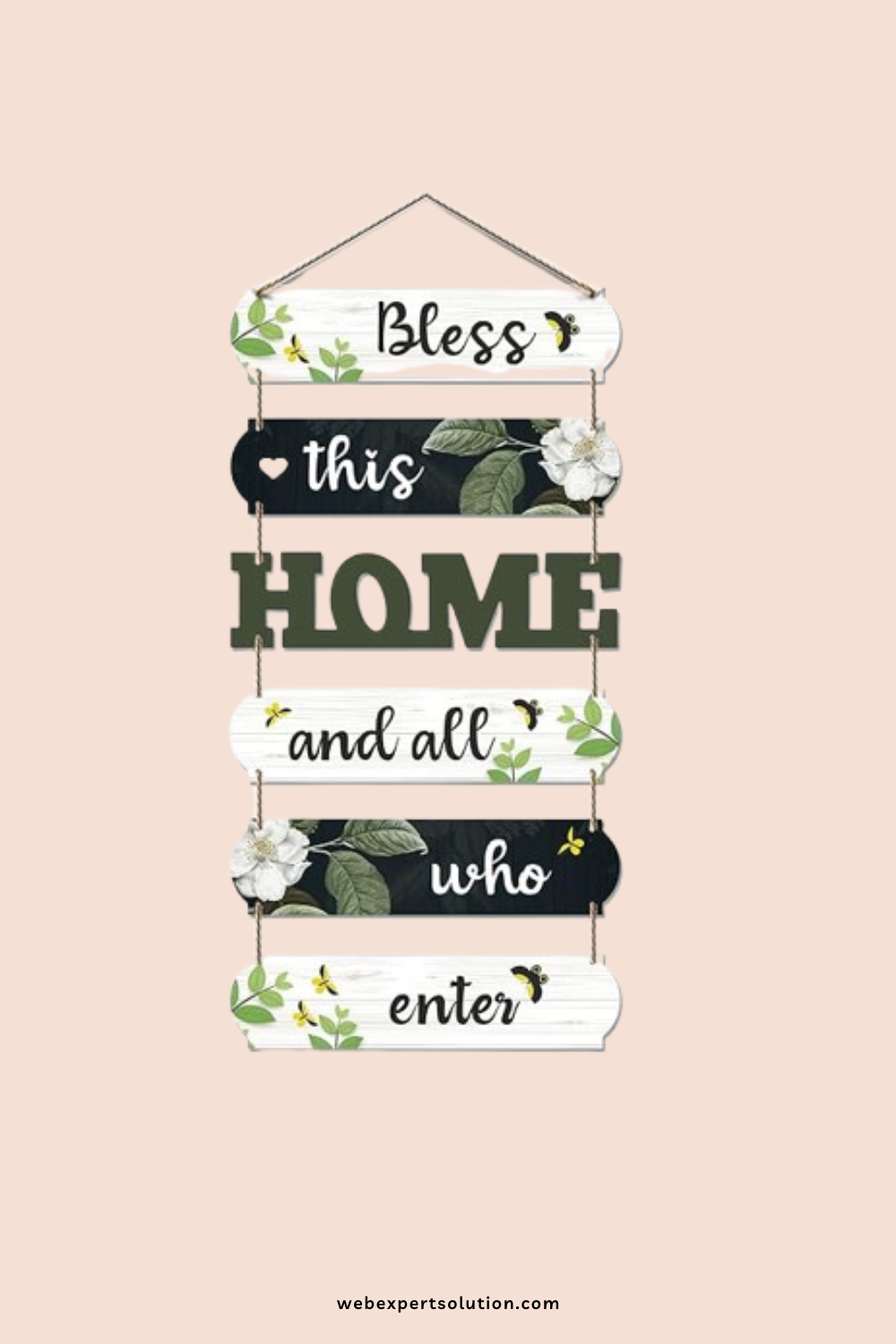 Artvibes Home Decorative Wall Art MDF Wooden Wall Hanger for Living room | Bedroom | Gifts | Wall Hangings for Decoration | Modern Decor Items | Artworks Canvas Painting (WH_6603N), Set of 6